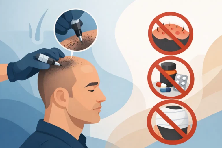 Les contre-indications de la tricopigmentation
