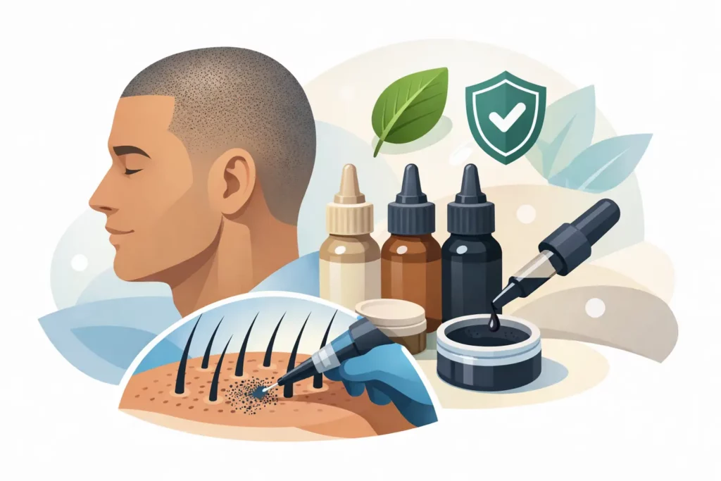 Pigments de tricopigmentation hypoallergéniques
