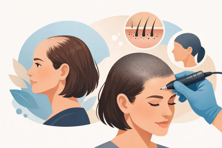 Tricopigmentation femme calvitie : est-ce adapté ?