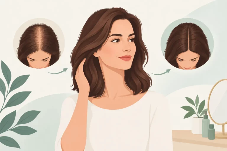 Calvitie féminine : retrouver une densité naturelle