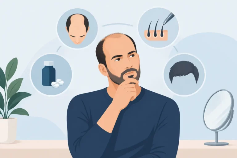 Solutions calvitie masculine : comment choisir ?