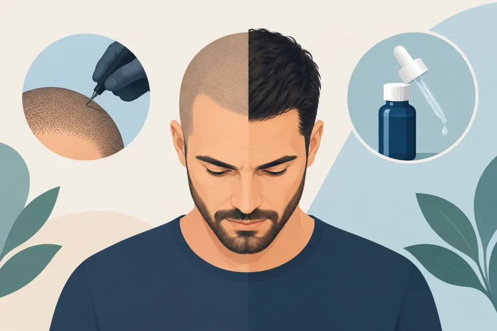 Tricopigmentation ou minoxidil, que choisir ?